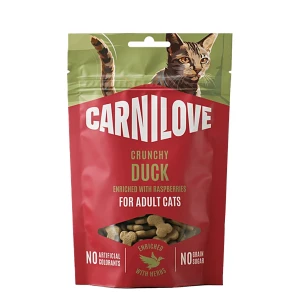 CarniLove Cat Crunchy Snack Duck with Raspberries kacsa málnával 50g